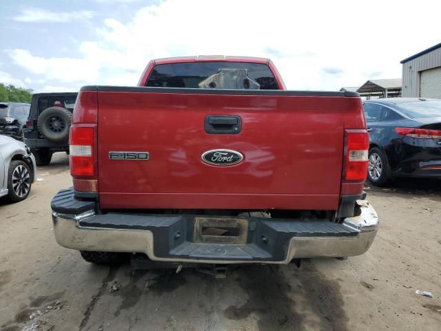 1FTRF02257KA93990 - 2007 FORD F150 BURGUNDY photo 6