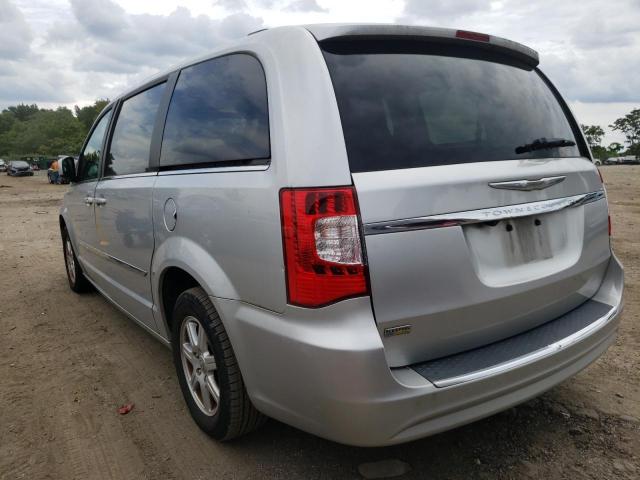 2C4RC1BG2CR306237 - 2012 CHRYSLER TOWN AND C TOURING SILVER photo 3
