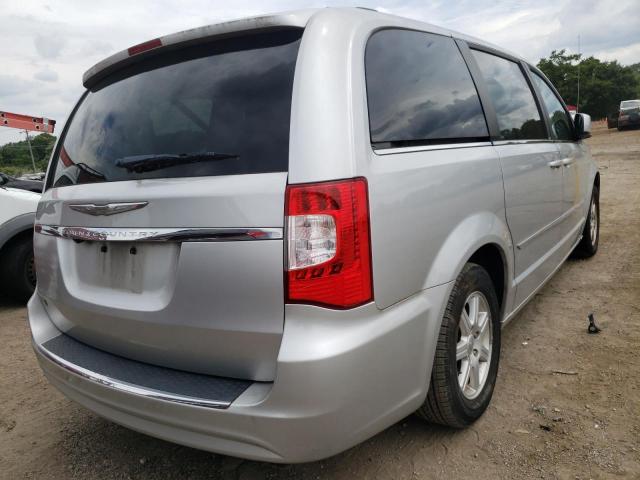 2C4RC1BG2CR306237 - 2012 CHRYSLER TOWN AND C TOURING SILVER photo 4