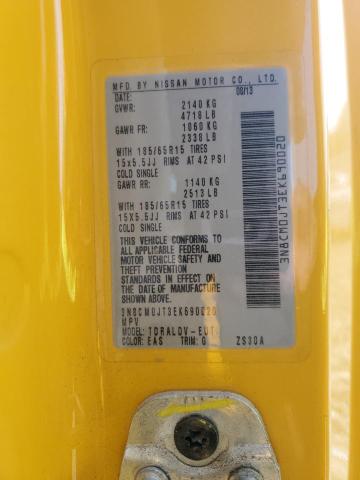 3N8CM0JT3EK690020 - 2014 NISSAN NV200 TAXI YELLOW photo 14