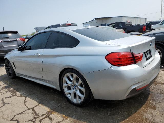 WBA3R5C57EF785254 - 2014 BMW 435 XI SILVER photo 2