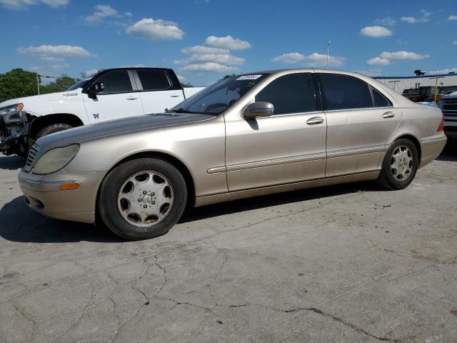 WDBNG75J71A203649 - 2001 MERCEDES-BENZ S 500 BEIGE photo 1