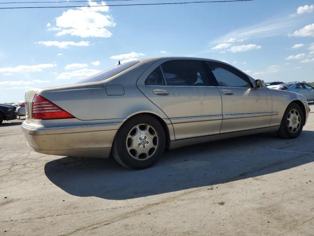 WDBNG75J71A203649 - 2001 MERCEDES-BENZ S 500 BEIGE photo 3