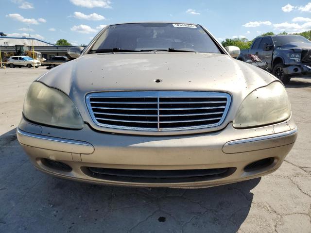 WDBNG75J71A203649 - 2001 MERCEDES-BENZ S 500 BEIGE photo 5