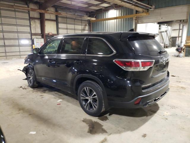 5TDJKRFH2GS239587 - 2016 TOYOTA HIGHLANDER XLE Qara foto 2