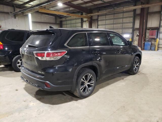 5TDJKRFH2GS239587 - 2016 TOYOTA HIGHLANDER XLE Qara foto 3