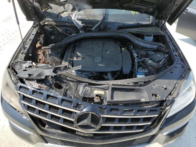 4JGDA5HB6FA585845 - 2015 MERCEDES-BENZ ML 350 4MATIC BLACK photo 12