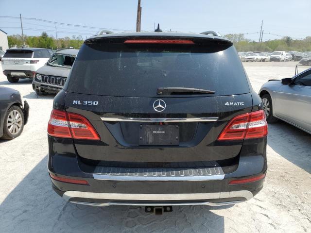 4JGDA5HB6FA585845 - 2015 MERCEDES-BENZ ML 350 4MATIC BLACK photo 6