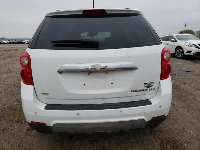 1GNFLGEKXDZ104363 - 2013 CHEVROLET EQUINOX LTZ WHITE photo 6