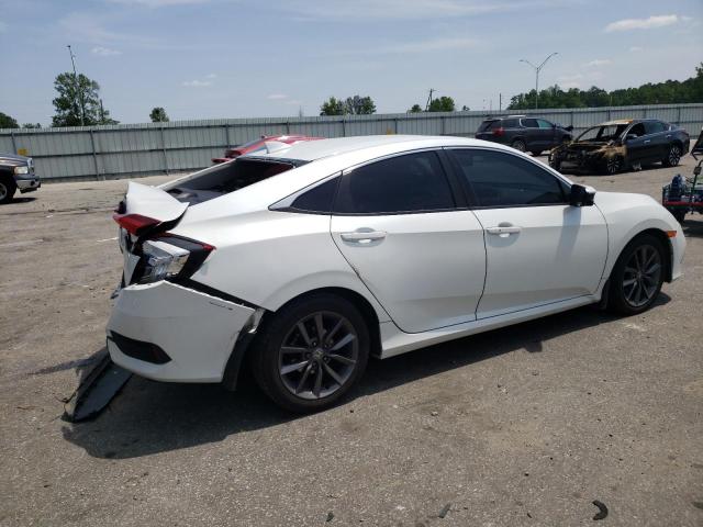 19XFC1F7XKE200972 - 2019 HONDA CIVIC EXL WHITE photo 3