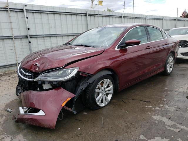 1C3CCCAB0GN140718 - 2016 CHRYSLER 200 LIMITED MAROON photo 1