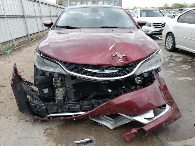 1C3CCCAB0GN140718 - 2016 CHRYSLER 200 LIMITED MAROON photo 5