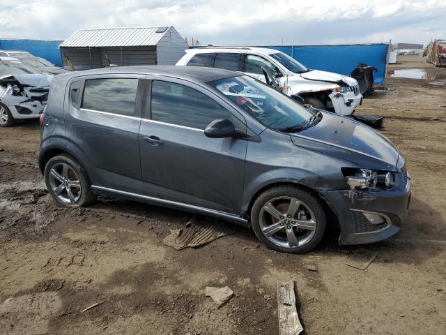 1G1JH6SB3D4180435 - 2013 CHEVROLET SONIC RS GRAY photo 4