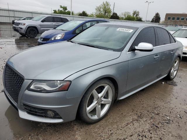 WAUBGAFLXAA099639 - 2010 AUDI S4 PREMIUM PLUS GRAY photo 1