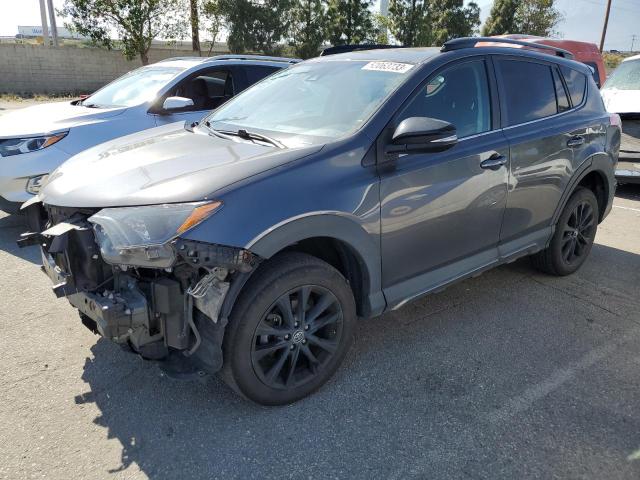 2T3WFREV0JW457308 - 2018 TOYOTA RAV4 ADVENTURE GRAY photo 1