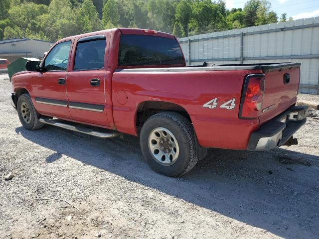 2GCEK13V871127784 - 2007 CHEVROLET SILVERADO K1500 CLASSIC CREW CAB RED photo 2