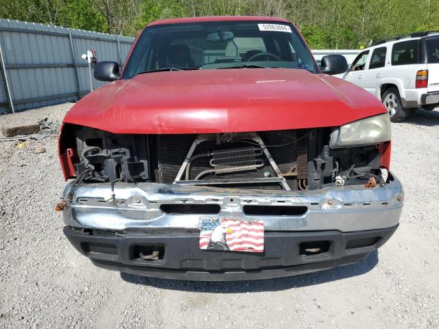 2GCEK13V871127784 - 2007 CHEVROLET SILVERADO K1500 CLASSIC CREW CAB RED photo 5