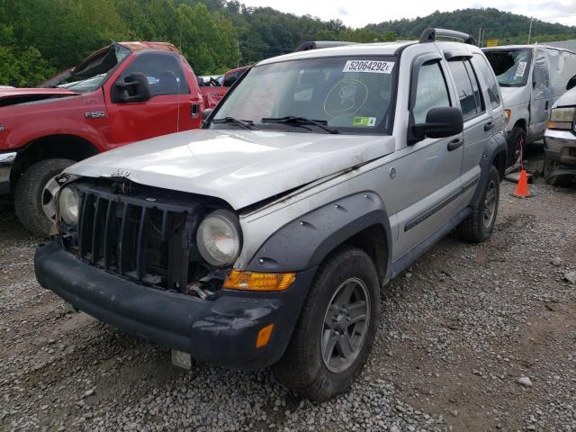 1J4GL38K85W650979 - 2005 JEEP LIBERTY RENEGADE 银色 照片 2