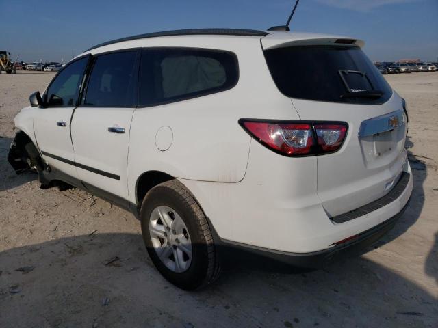 1GNKRFED4GJ290977 - 2016 CHEVROLET TRAVERSE LS WHITE photo 2