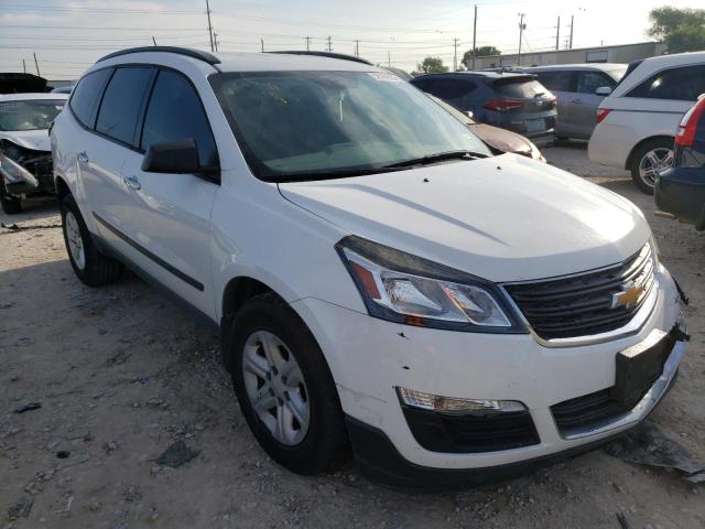 1GNKRFED4GJ290977 - 2016 CHEVROLET TRAVERSE LS WHITE photo 4