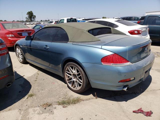 WBAEK73455B328174 - 2005 BMW 645 CI AUTOMATIC BLUE photo 2