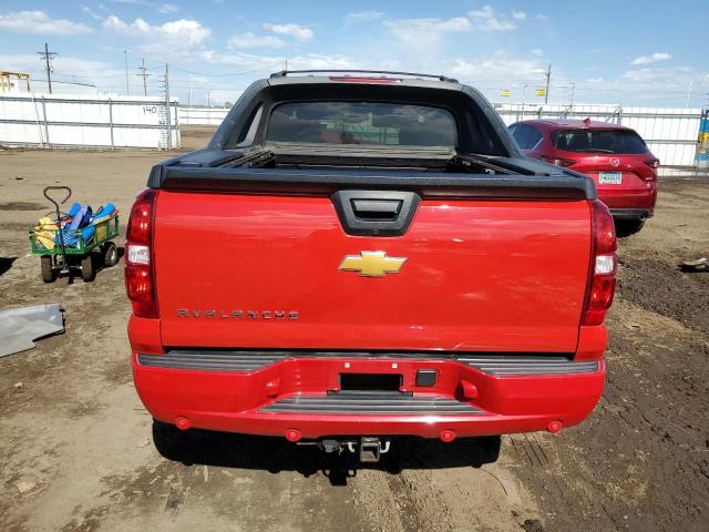 3GNTKGE70CG249072 - 2012 CHEVROLET AVALANCHE LTZ RED photo 6