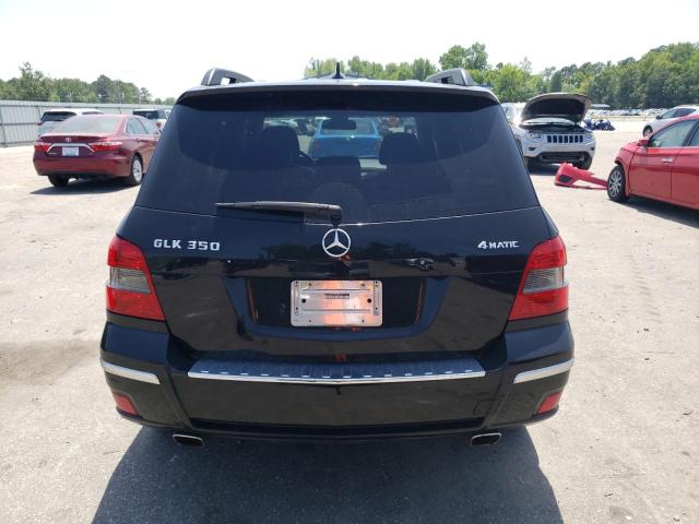 WDCGG8HB2BF554276 - 2011 MERCEDES-BENZ GLK 350 4MATIC BLACK photo 6