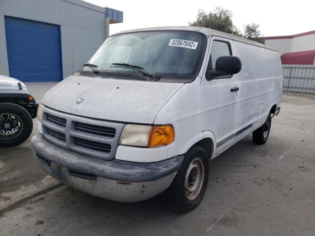 2B7JB21ZXYK182209 - 2000 DODGE RAM VAN B2500 WHITE photo 2