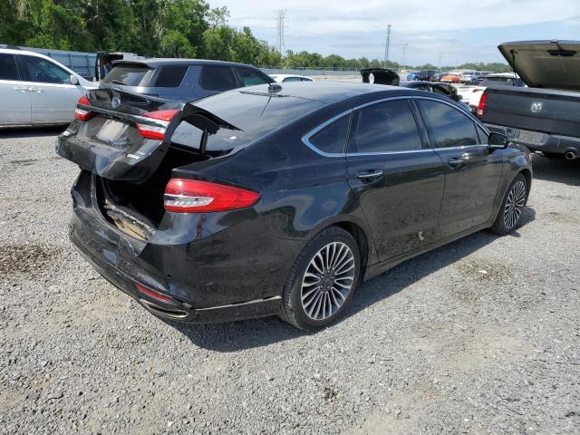 3FA6P0H93HR175336 - 2017 FORD FUSION SE BLACK photo 3