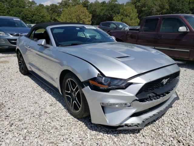 1FATP8UHXK5179294 - 2019 FORD MUSTANG SILVER photo 1