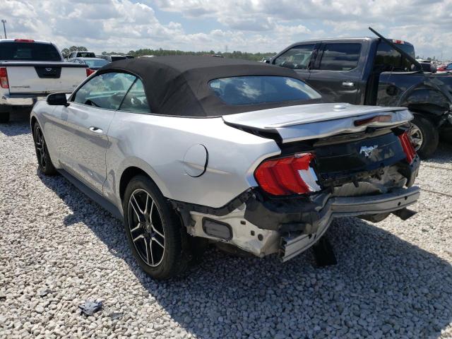 1FATP8UHXK5179294 - 2019 FORD MUSTANG SILVER photo 3