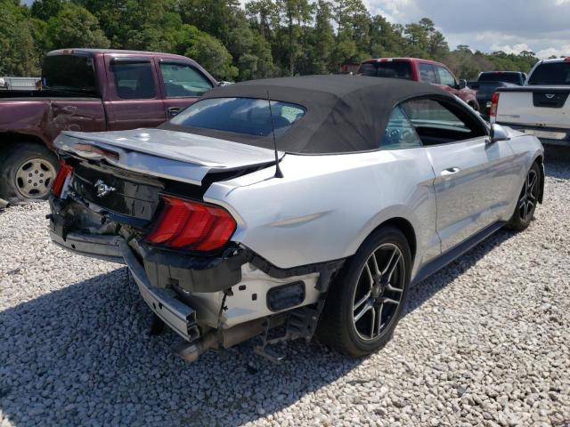 1FATP8UHXK5179294 - 2019 FORD MUSTANG SILVER photo 4