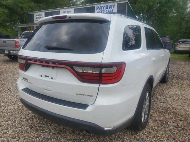 1C4RDHDG5EC402099 - 2014 DODGE DURANGO LIMITED WHITE photo 4