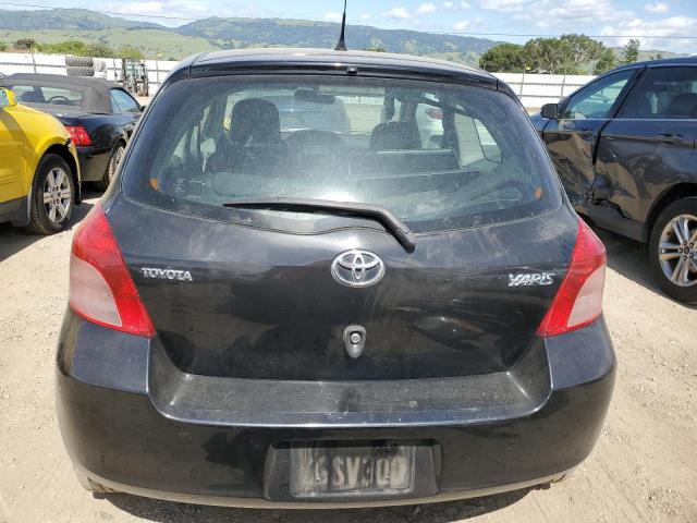 JTDJT923X85219408 - 2008 TOYOTA YARIS BLACK photo 6