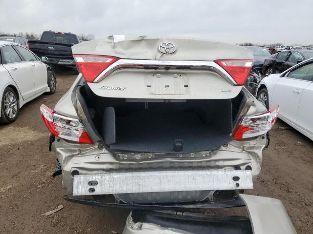4T4BF1FK2FR452587 - 2015 TOYOTA CAMRY LE TAN photo 6