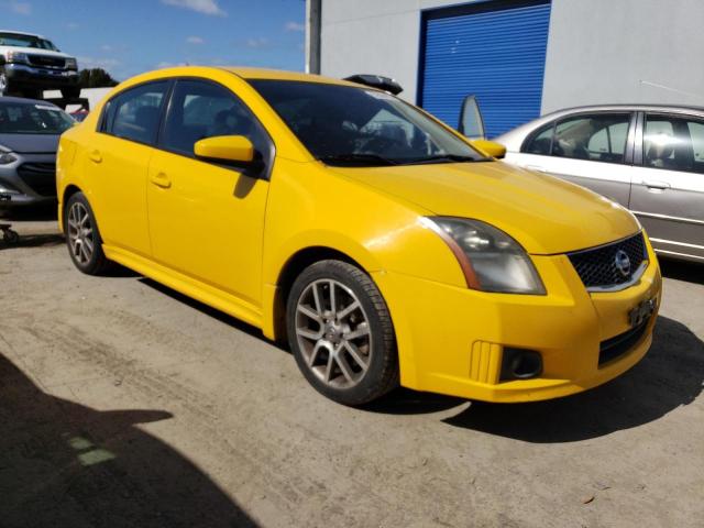 3N1CB61E87L717329 - 2007 NISSAN SENTRA SE-R SPEC V YELLOW photo 4