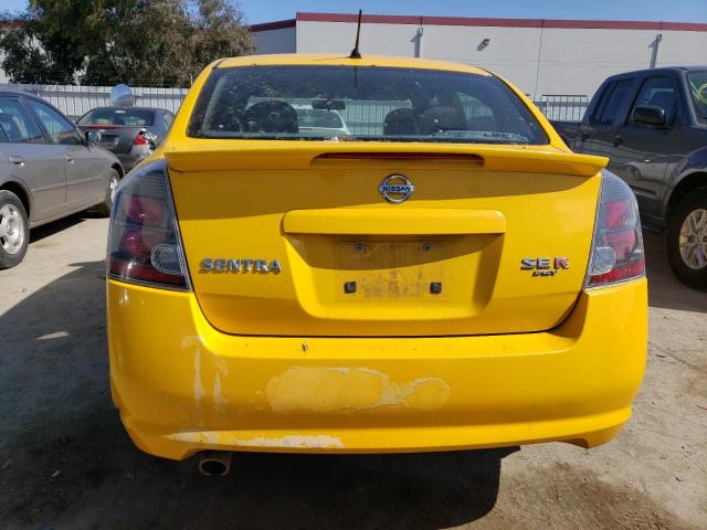 3N1CB61E87L717329 - 2007 NISSAN SENTRA SE-R SPEC V YELLOW photo 6