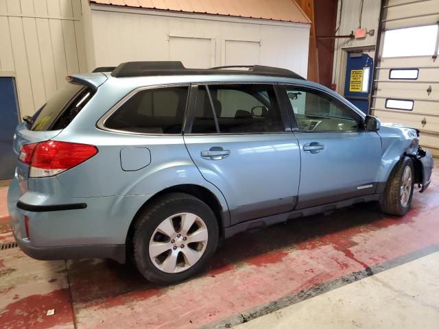 4S4BRBCC6B3364470 - 2011 SUBARU OUTBACK 2.5I PREMIUM BLUE photo 3