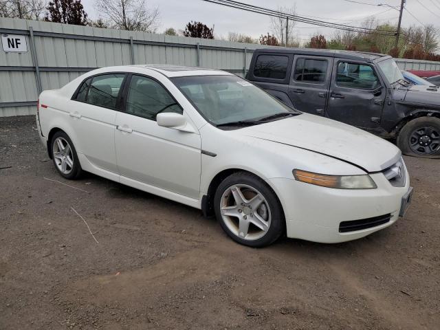 19UUA66235A048802 - 2005 ACURA TL WHITE photo 4