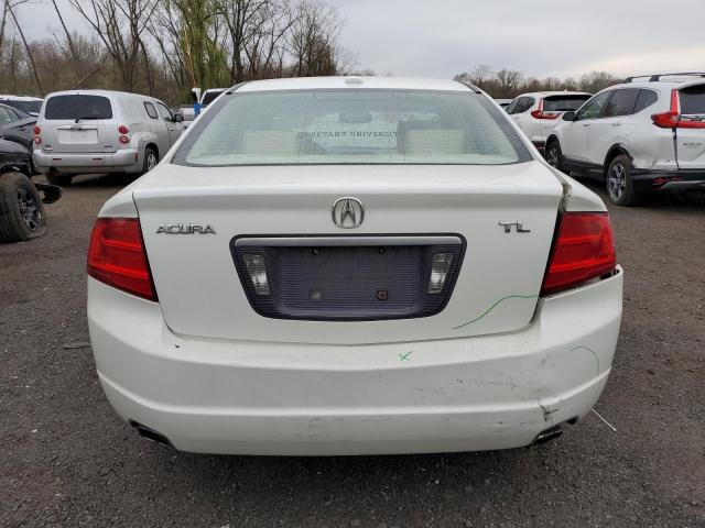 19UUA66235A048802 - 2005 ACURA TL WHITE photo 6