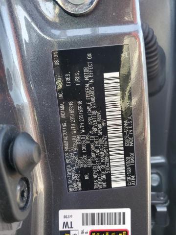 5TDGZRBH6MS146742 - 2021 TOYOTA HIGHLANDER XLE 灰色 照片 14