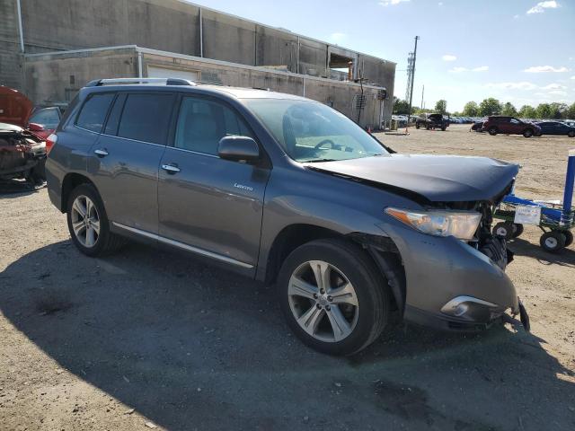 5TDDK3EH5DS259288 - 2013 TOYOTA HIGHLANDER LIMITED GRAY photo 4