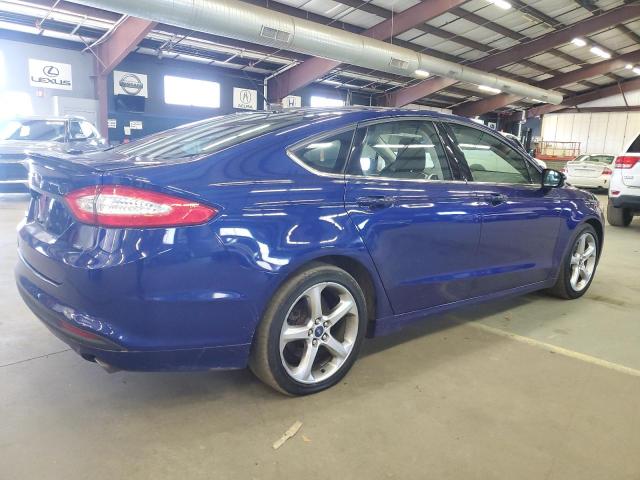 3FA6P0H74ER384692 - 2014 FORD FUSION SE BLUE photo 3