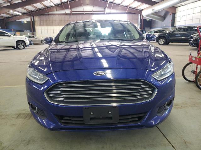 3FA6P0H74ER384692 - 2014 FORD FUSION SE BLUE photo 5