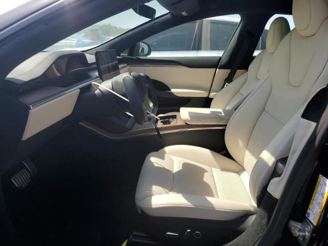 5YJSA1E54NF487387 - 2022 TESLA MODEL S BLACK photo 7