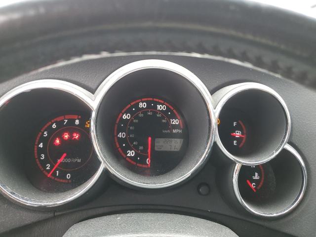 2T1KR32E28C700516 - 2008 TOYOTA COROLLA MA XR SILVER photo 9