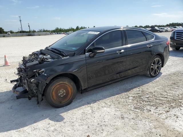 3FA6P0D95KR225442 - 2019 FORD FUSION TITANIUM BLACK photo 1