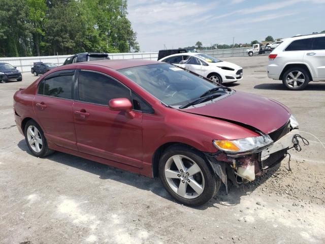 2HGFA16649H509348 - 2009 HONDA CIVIC LX-S 红色 照片 4