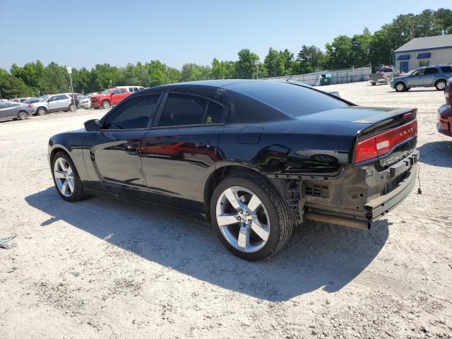 2C3CDXAT9CH169229 - 2012 DODGE CHARGER POLICE BLACK photo 2