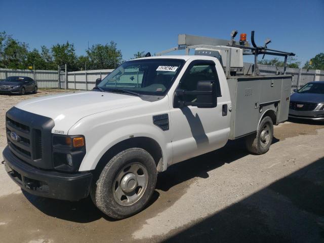 1FDSF30538EC15404 - 2008 FORD F350 SRW SUPER DUTY WHITE photo 2